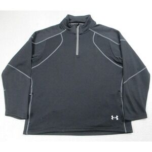 Under Armour Pullover Shirt Mens XL Gray AllSeasonGear Quarter Zip Loose Fit